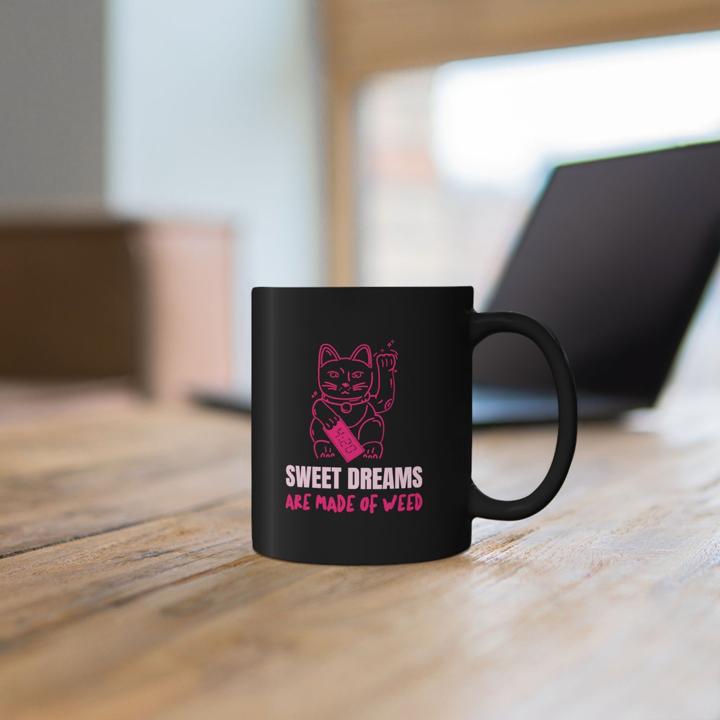 SWEET DREAMS ARE MADE OF - Coffee Mug – Black 11oz/15oz