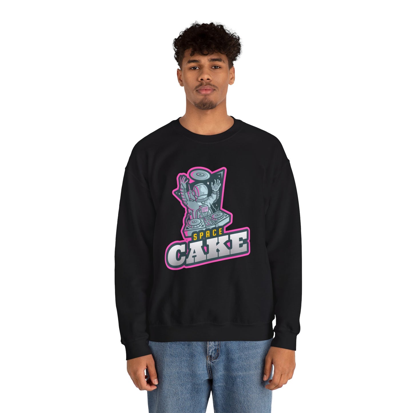 SPACE CAKE Unisex Heavy Blend™ Crewneck Sweatshirt