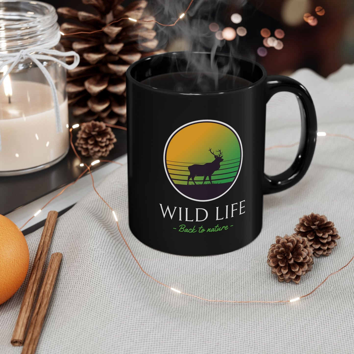 BACK TO NATURE - Coffee Mug – Black 11oz/15oz
