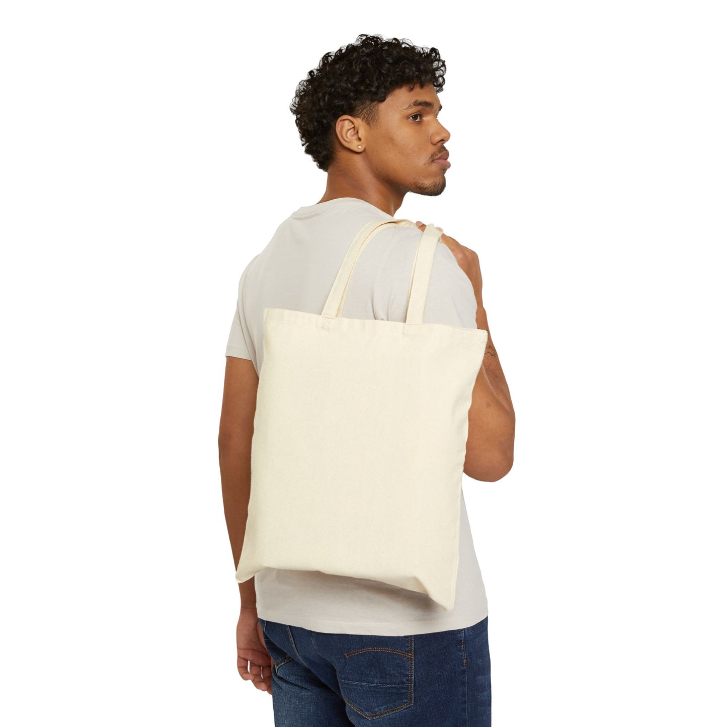 BUFFALO SOLDIER VINYL Cotton Canvas Tote Bag