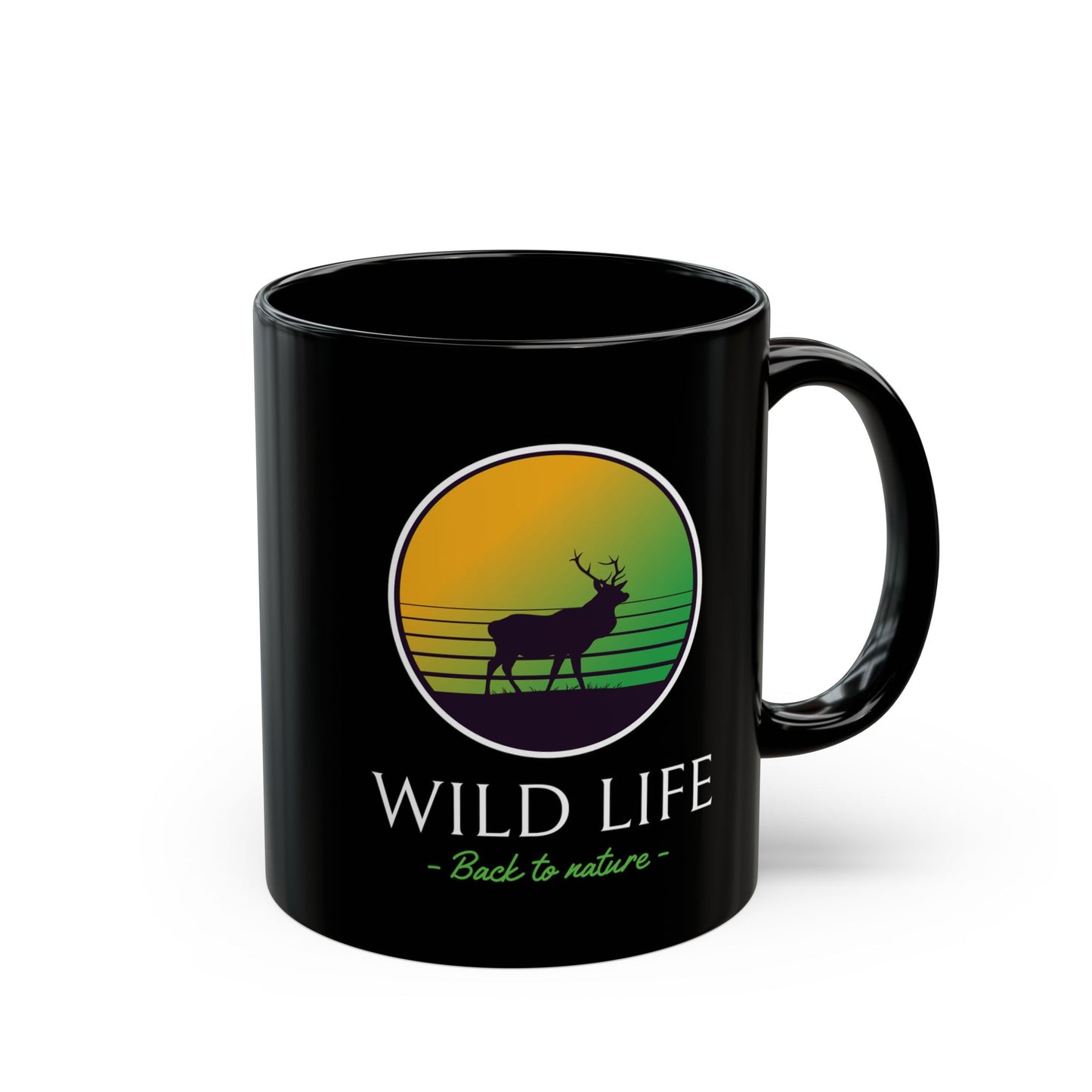 BACK TO NATURE - Coffee Mug – Black 11oz/15oz