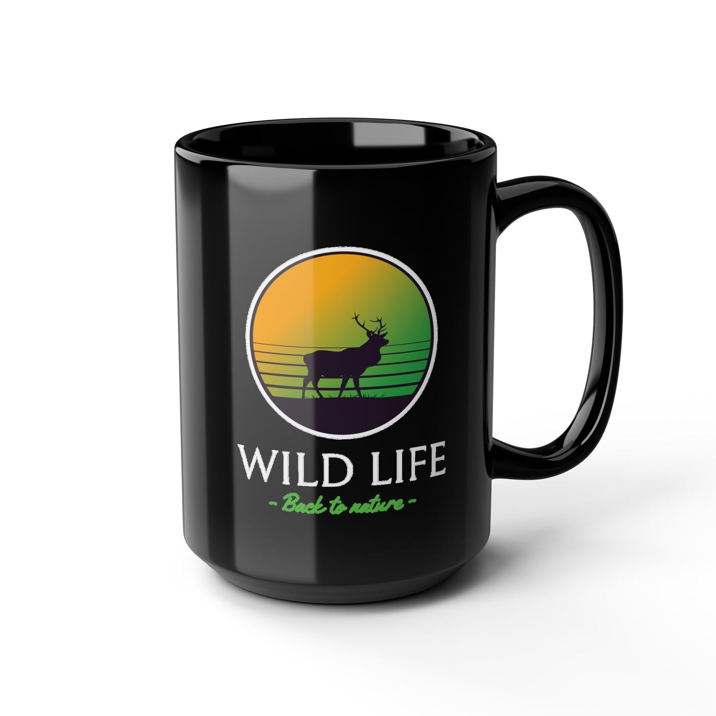 BACK TO NATURE - Coffee Mug – Black 11oz/15oz