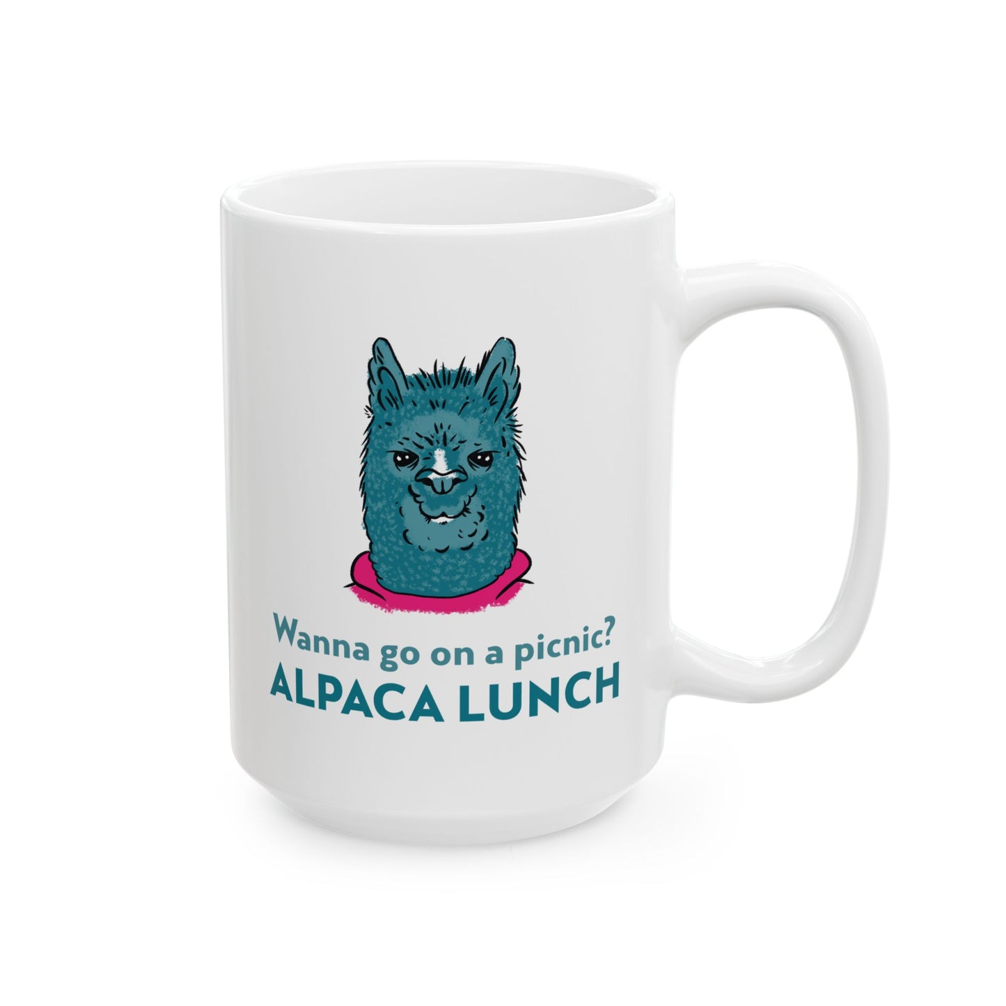 ALPACA LUNCH - Ceramic Coffee Cup (11oz/15oz)