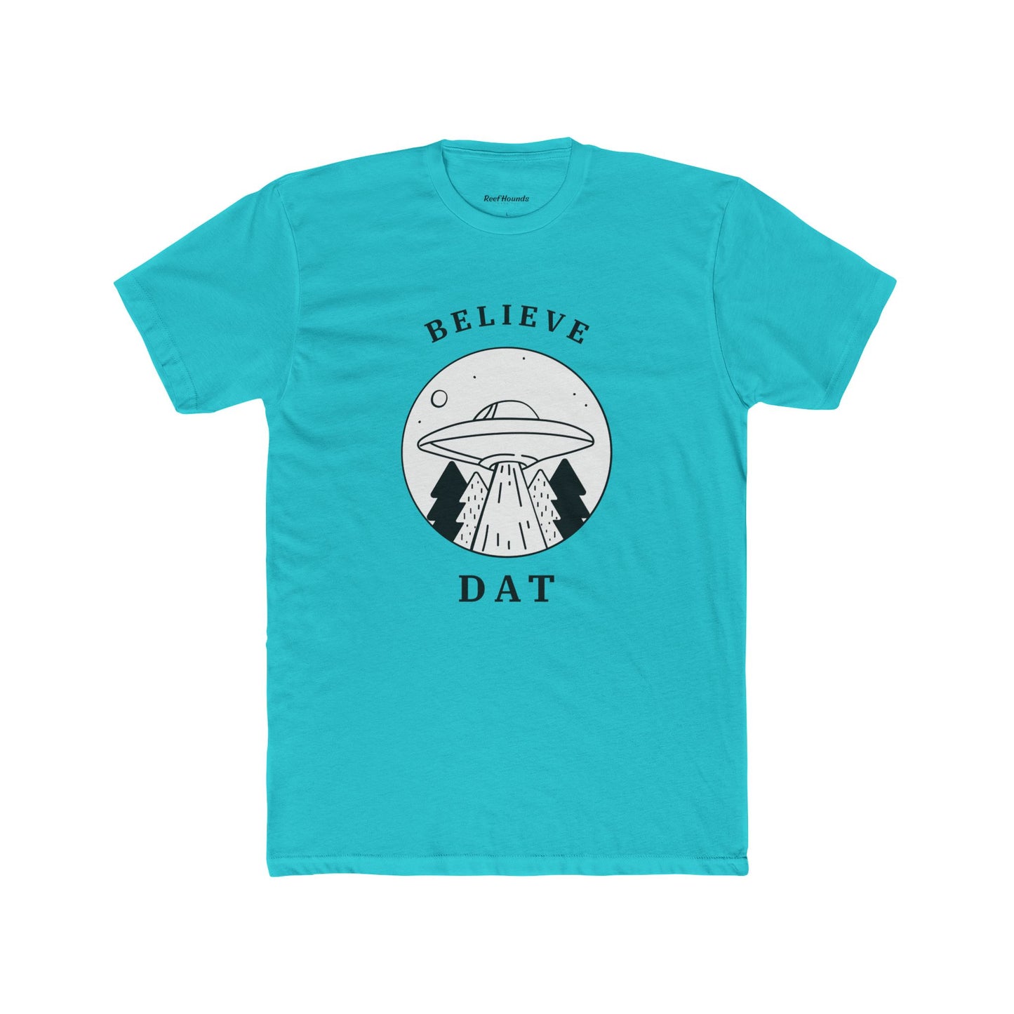 Believe Dat UFO T-Shirt — Retro Alien Abduction Graphic Tee