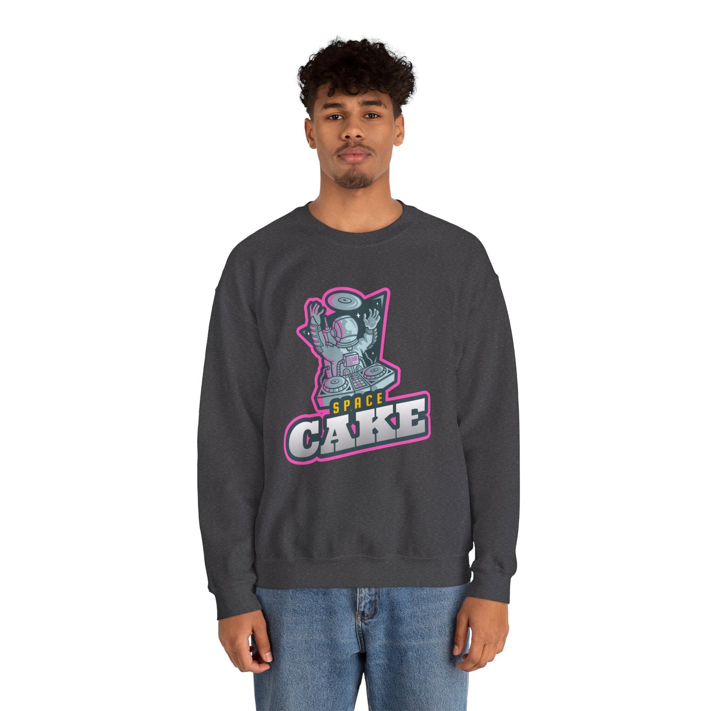 SPACE CAKE Unisex Heavy Blend™ Crewneck Sweatshirt
