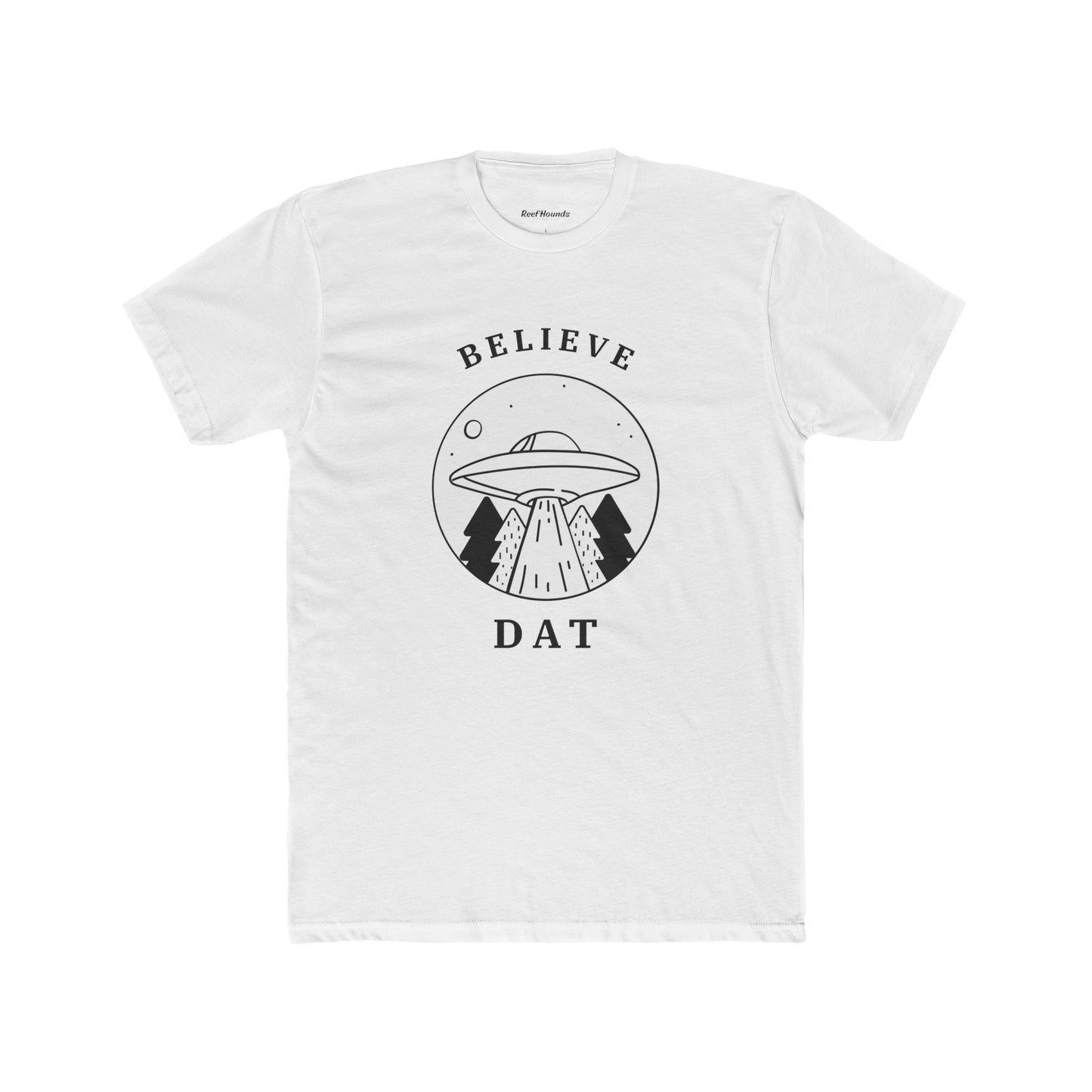 Believe Dat UFO T-Shirt — Retro Alien Abduction Graphic Tee