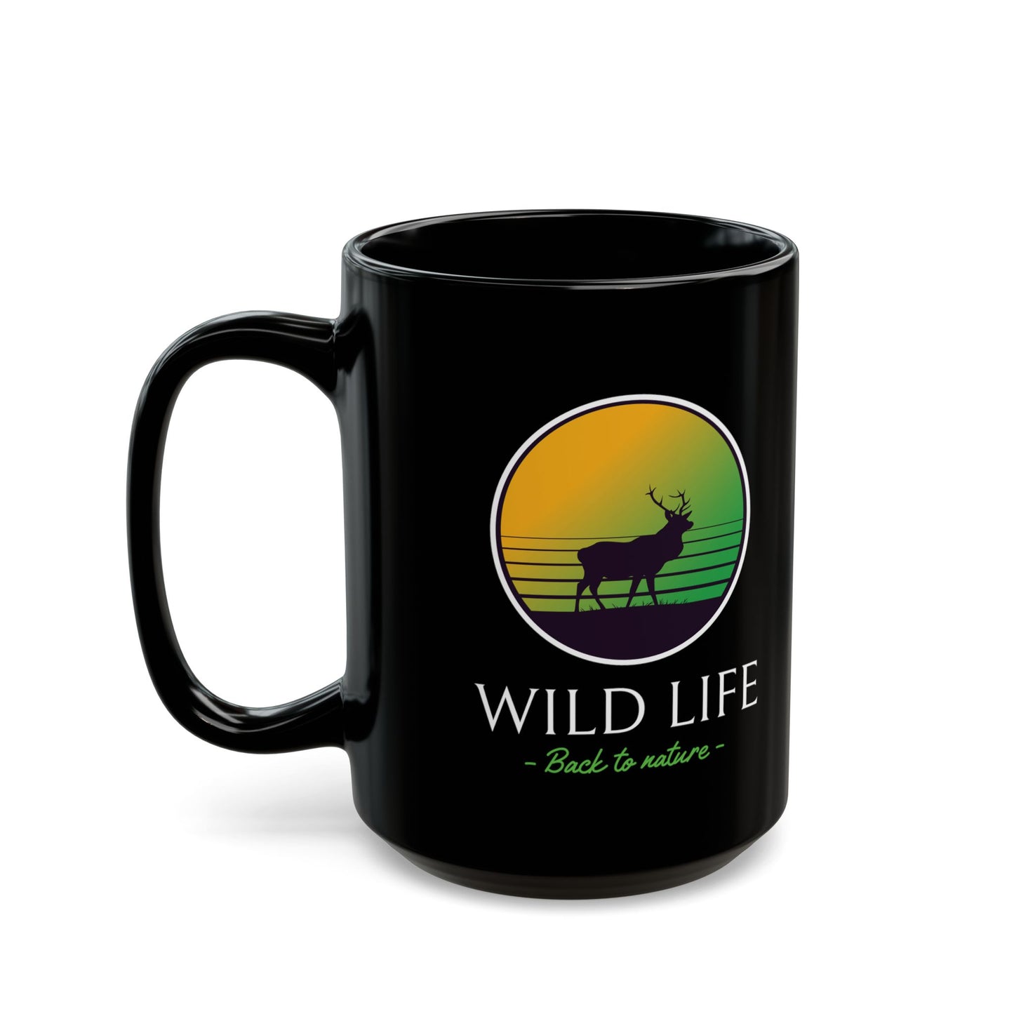 BACK TO NATURE - Coffee Mug – Black 11oz/15oz
