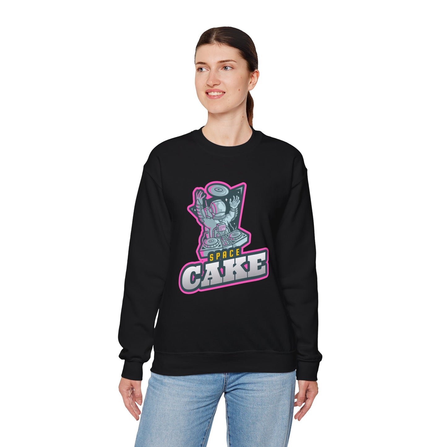 SPACE CAKE Unisex Heavy Blend™ Crewneck Sweatshirt