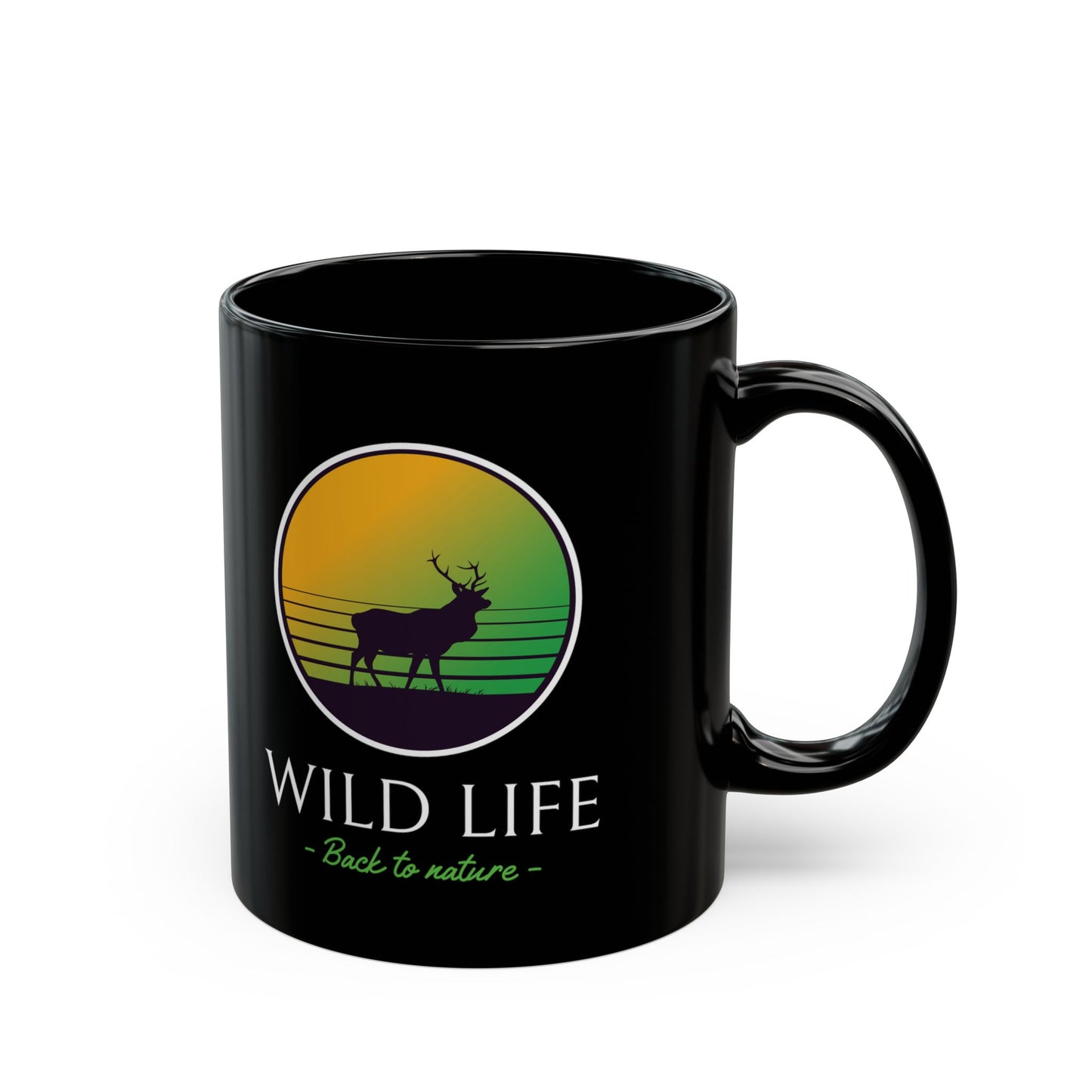 BACK TO NATURE - Coffee Mug – Black 11oz/15oz
