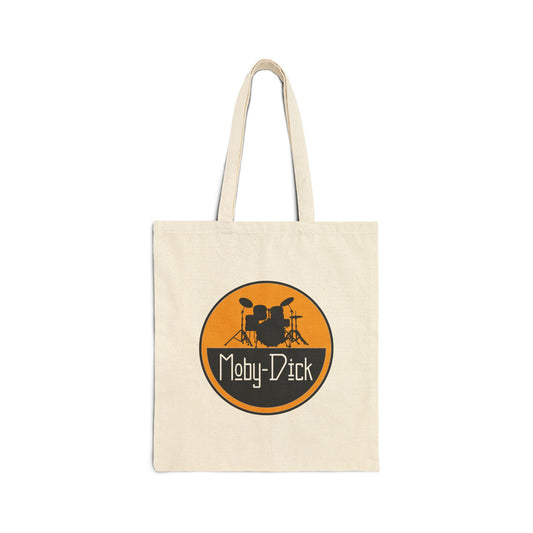 MOBYDICK VINYL Cotton Canvas Tote Bag