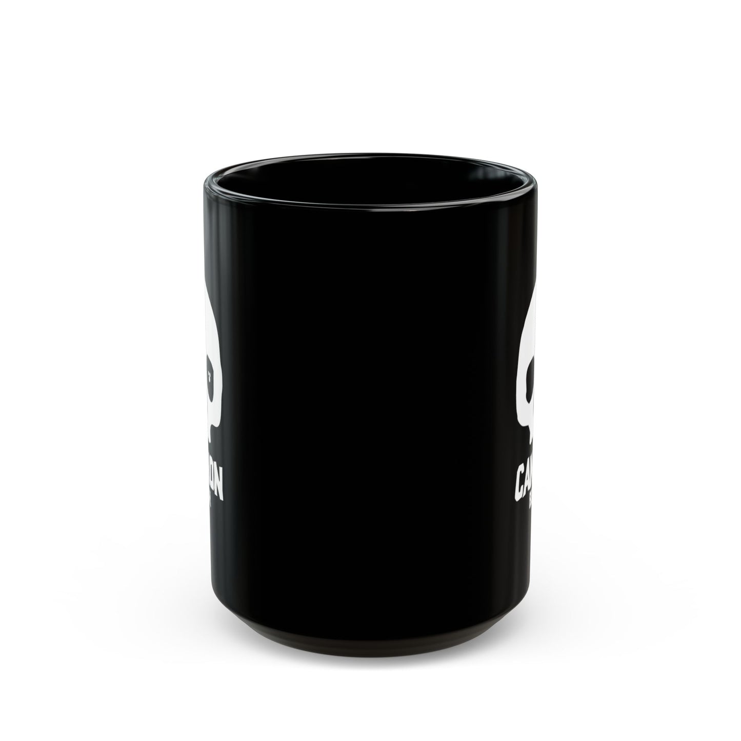 Cannon Beach Skull Coffee Mug – Black 11oz/15oz