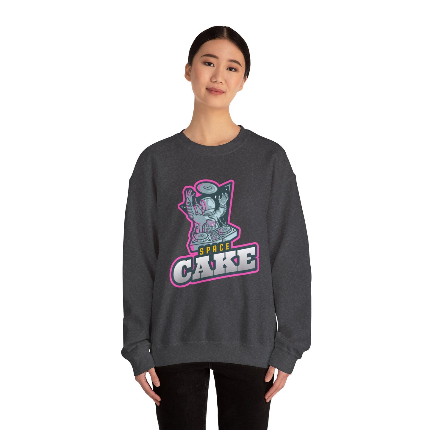 SPACE CAKE Unisex Heavy Blend™ Crewneck Sweatshirt