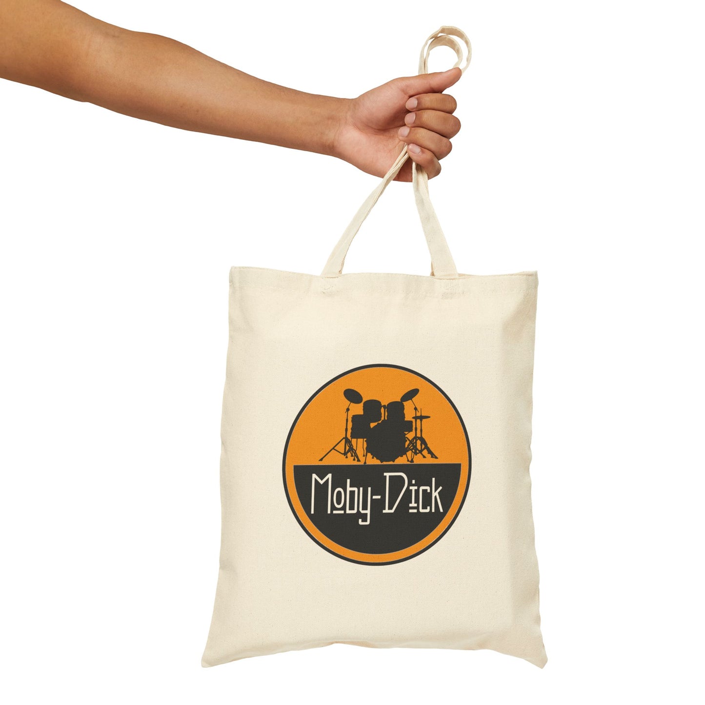 MOBYDICK VINYL Cotton Canvas Tote Bag