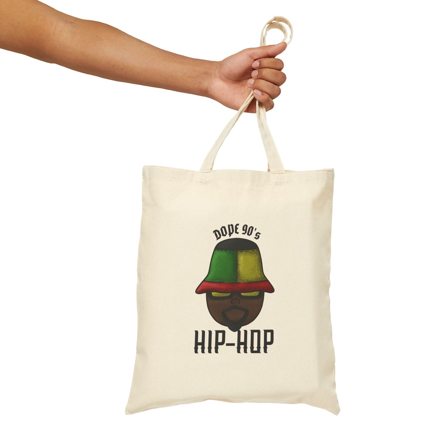 DOPE 90'S VINYL Cotton Canvas Tote Bag