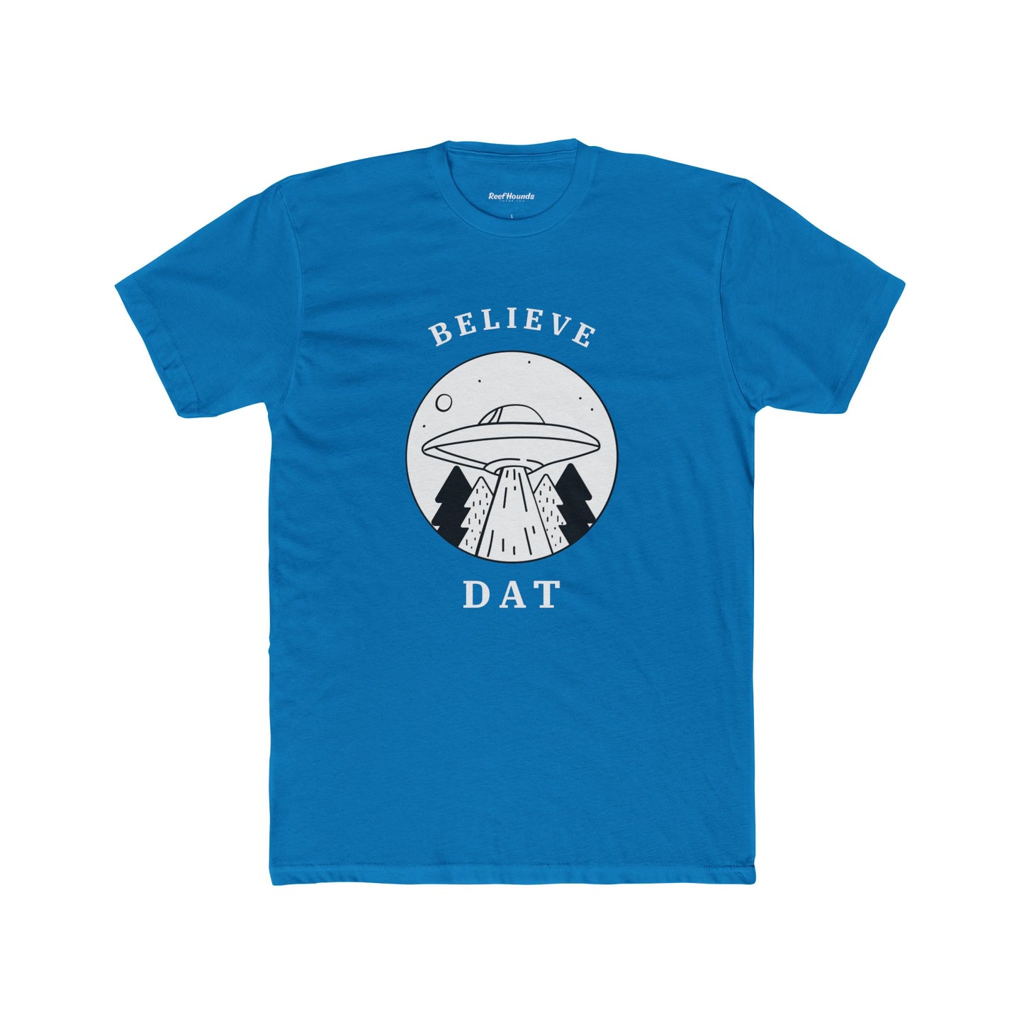 Believe Dat UFO T-Shirt — Retro Alien Abduction Graphic Tee