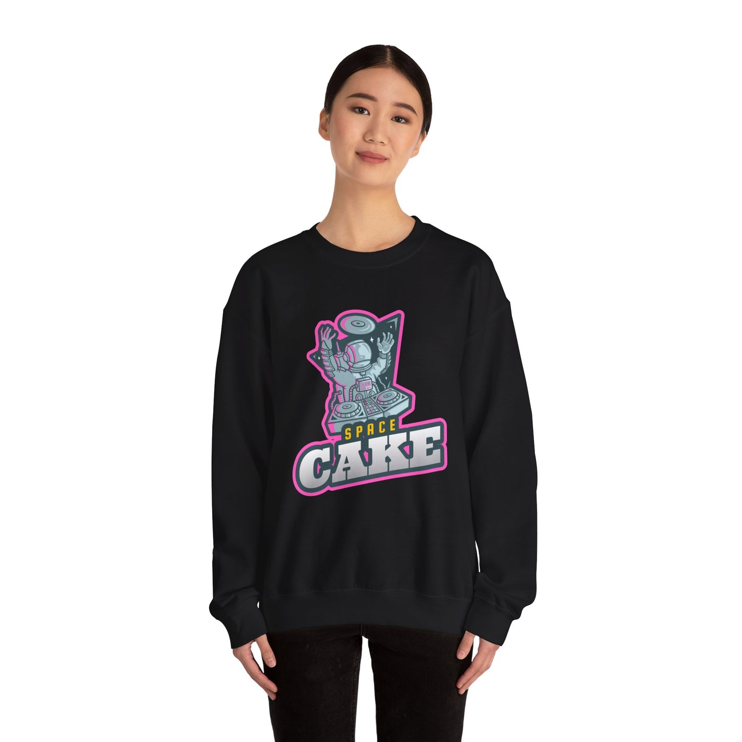 SPACE CAKE Unisex Heavy Blend™ Crewneck Sweatshirt