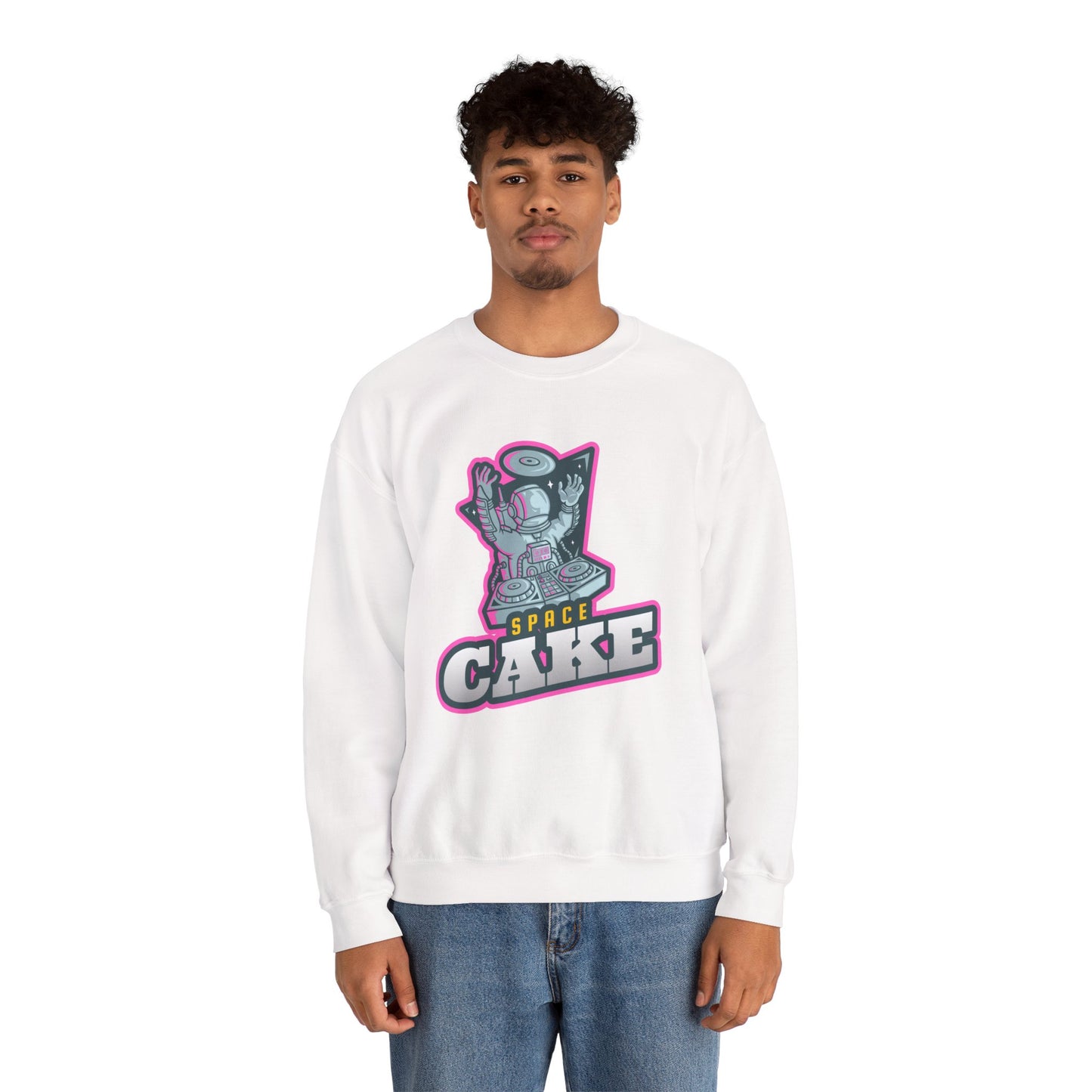 SPACE CAKE Unisex Heavy Blend™ Crewneck Sweatshirt
