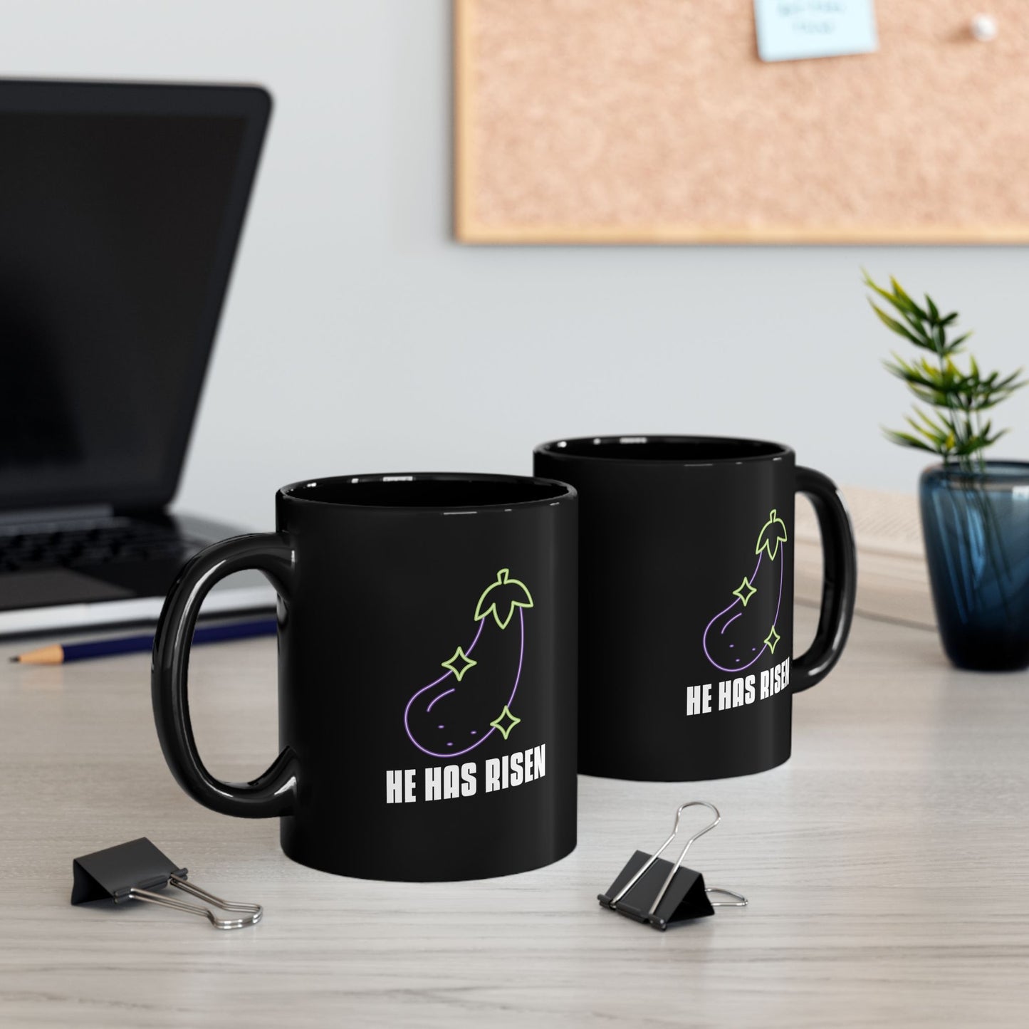 HE HAS RISEN - Coffee Mug – Black 11oz/15oz