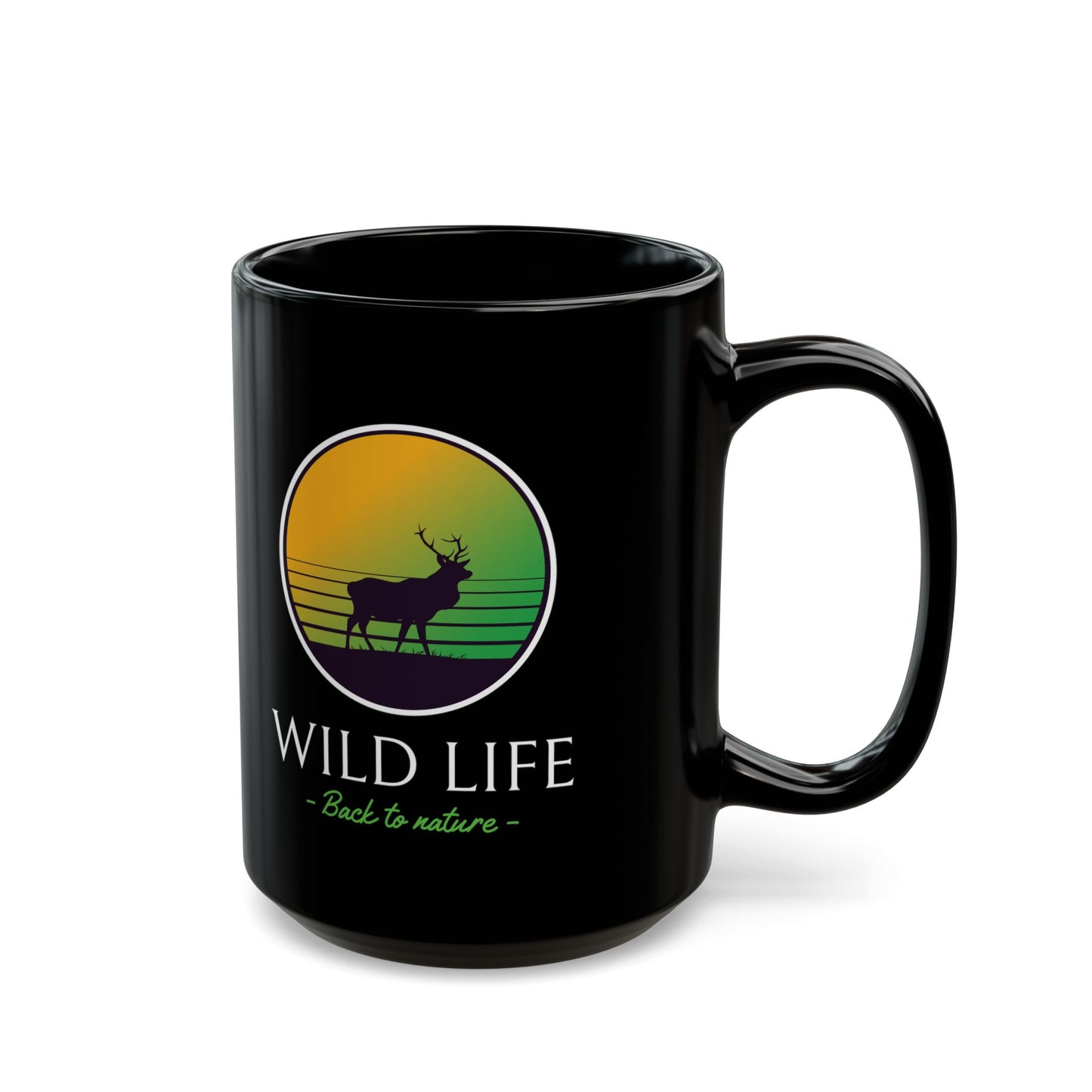 BACK TO NATURE - Coffee Mug – Black 11oz/15oz