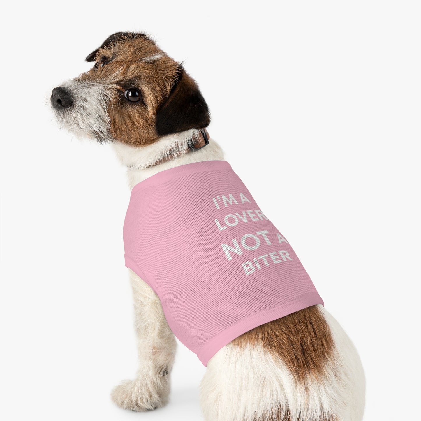 I'M A LOVER NOT A BITER Pet Tank Top