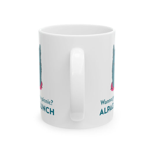 ALPACA LUNCH - Ceramic Coffee Cup (11oz/15oz)