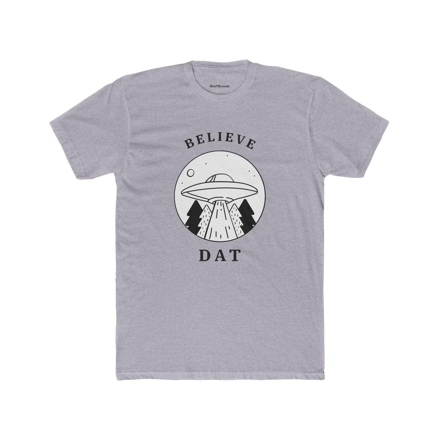 Believe Dat UFO T-Shirt — Retro Alien Abduction Graphic Tee