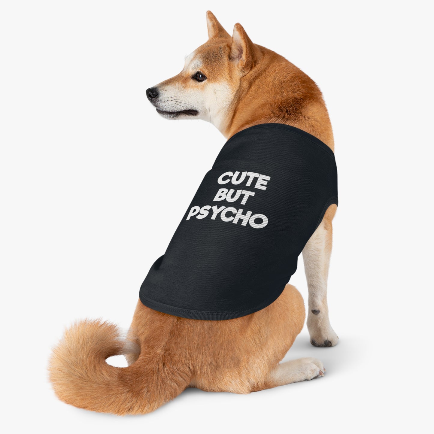 CUTE BUT PSYCHO B/P Pet Tank Top