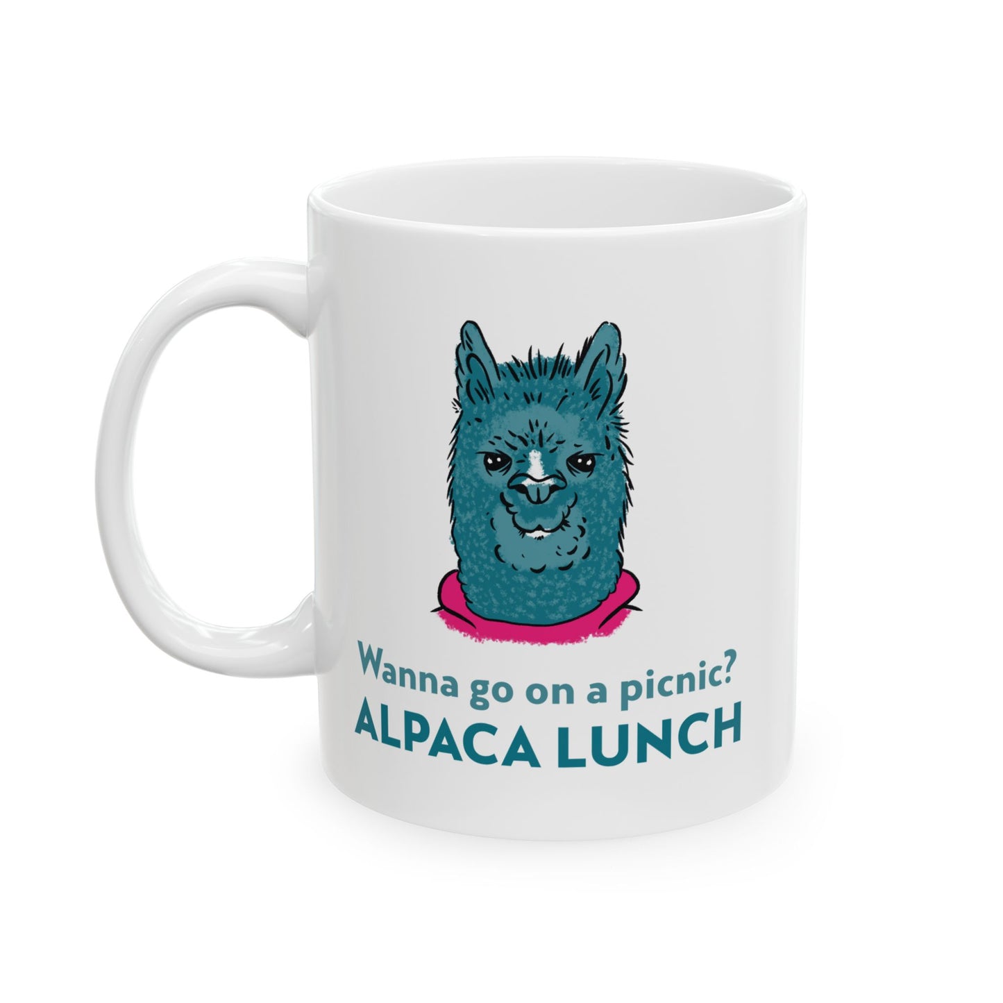 ALPACA LUNCH - Ceramic Coffee Cup (11oz/15oz)