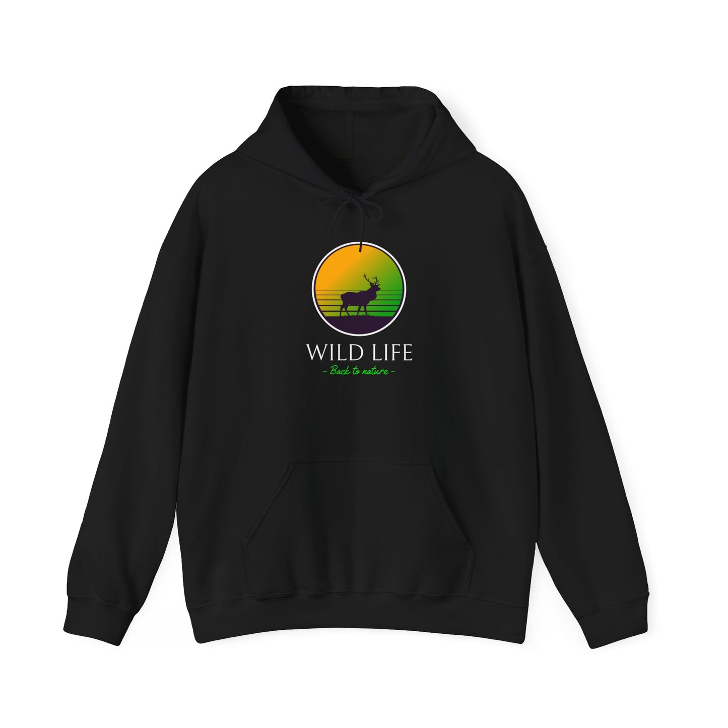 Back to Nature Hoodie — Camping Wildlife 'Tired of the Concrete Jungle' Sweatshirt