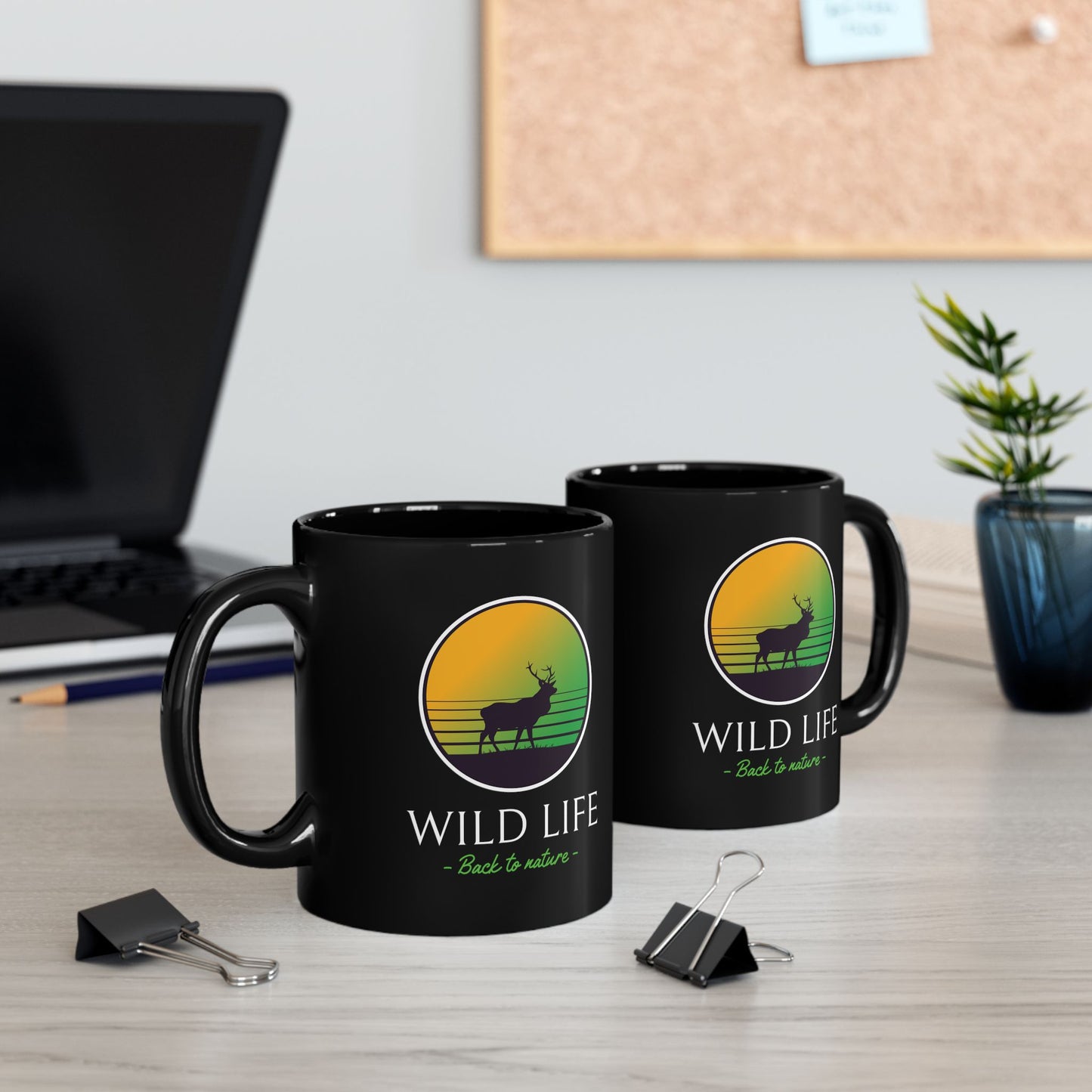 BACK TO NATURE - Coffee Mug – Black 11oz/15oz