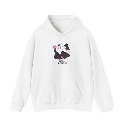 Astronaut Coffee Hoodie — 'Brewed in Space' Cute Space Cat Graphic Hoodie