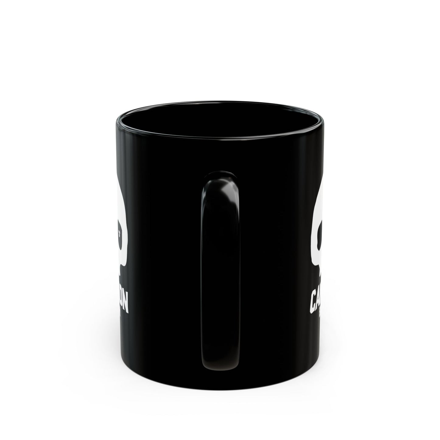 Cannon Beach Skull Coffee Mug – Black 11oz/15oz